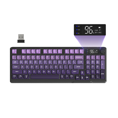 ZIYOU LANG Wireless Gaming Keyboard with Display Screen