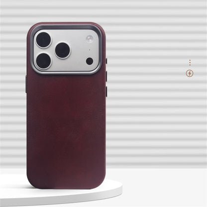 Luxury Business Retro Leather Magnetic Case For iPhone 18 17 Pro Max 16 Plus 15 14 13