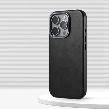 Luxury Business Retro Leather Magnetic Case For iPhone 18 17 Pro Max 16 Plus 15 14 13