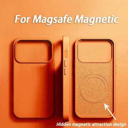 Luxury For Magsafe Wireless Charge Case For iPhone 18 17 15 12 14 13 16 12 Pro Max Liquid Silicone Shockproof Protective Cover
