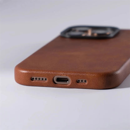 Luxury Business Retro Leather Magnetic Case For iPhone 18 17 Pro Max 16 Plus 15 14 13