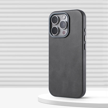 Luxury Business Retro Leather Magnetic Case For iPhone 18 17 Pro Max 16 Plus 15 14 13