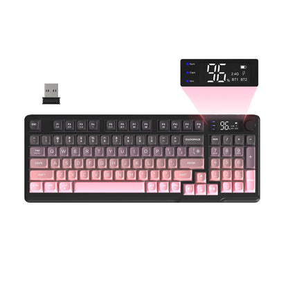 ZIYOU LANG Wireless Gaming Keyboard with Display Screen